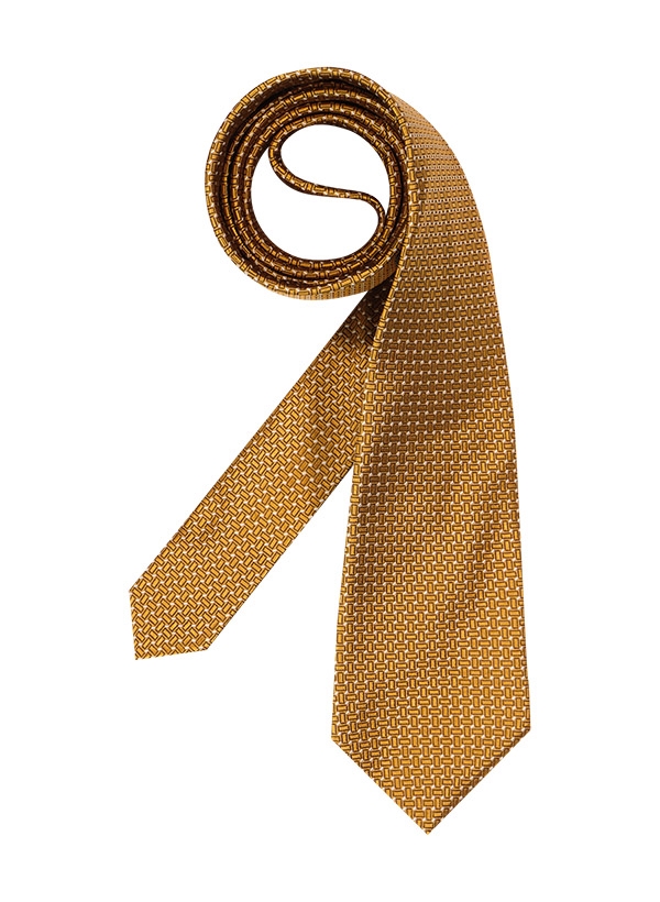Krawatte Seide gold gemustert
