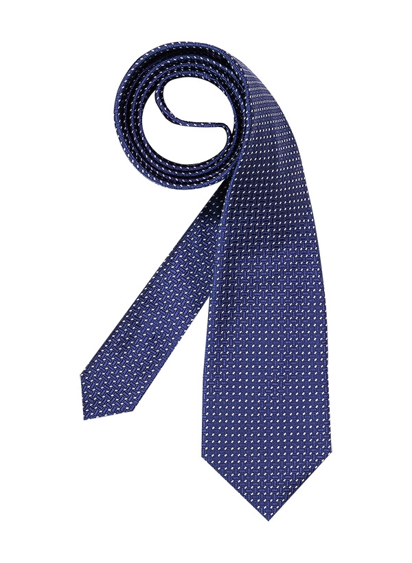Krawatte Seide blau meliert