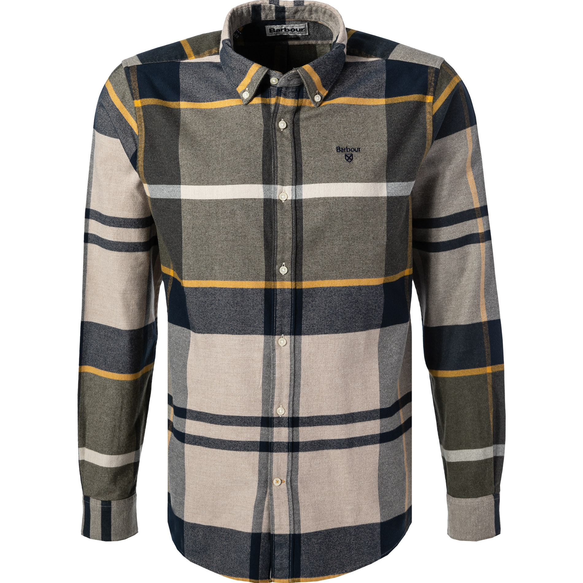 Barbour Herren Hemd Grün Kariert