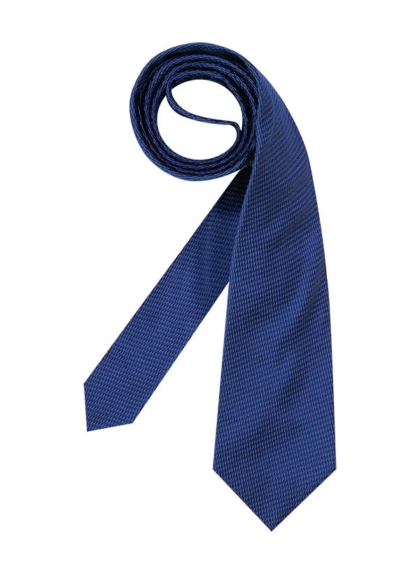 Krawatte Seide blau meliert