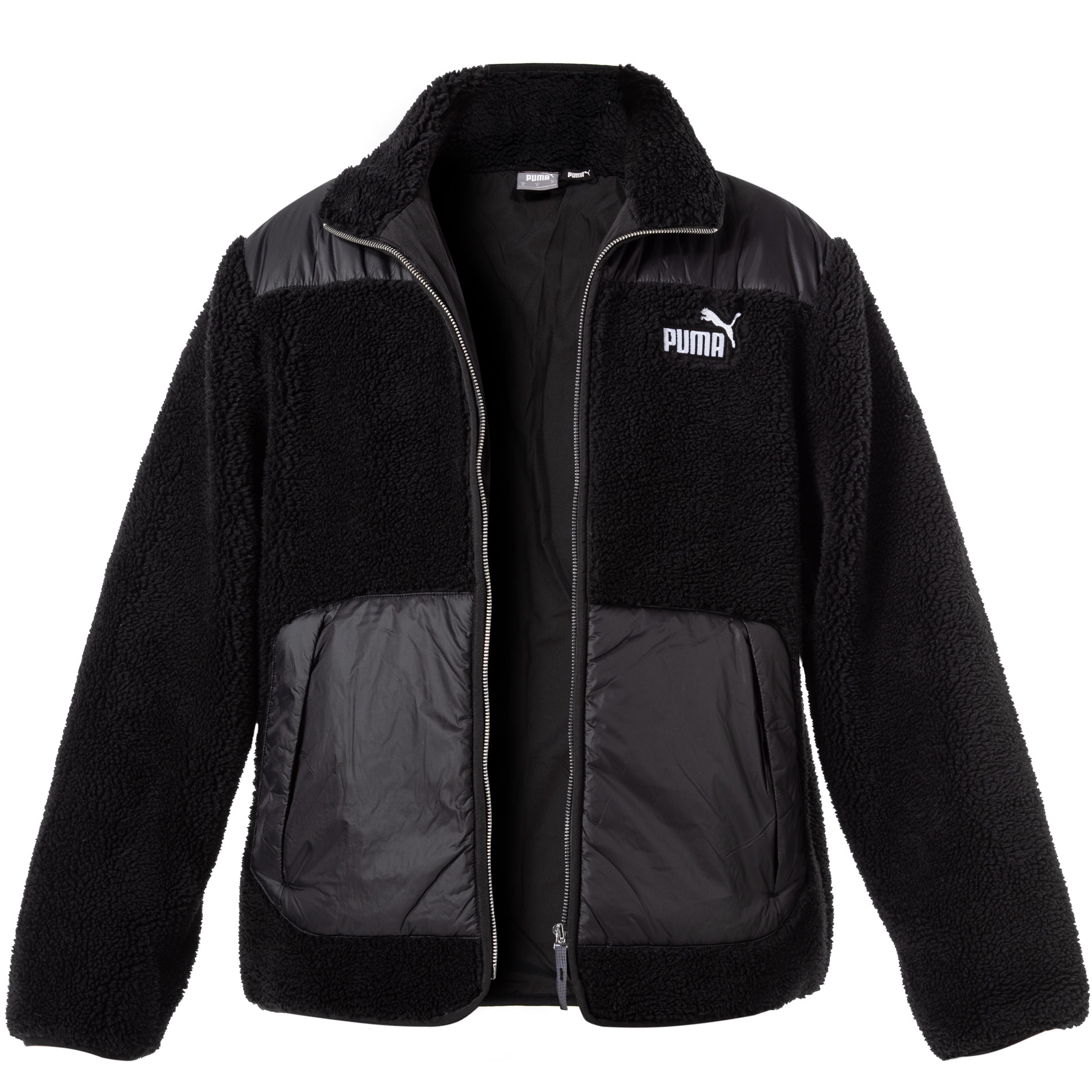 PUMA Herren Jacke schwarz Mikrofaser/Funktion unifarben