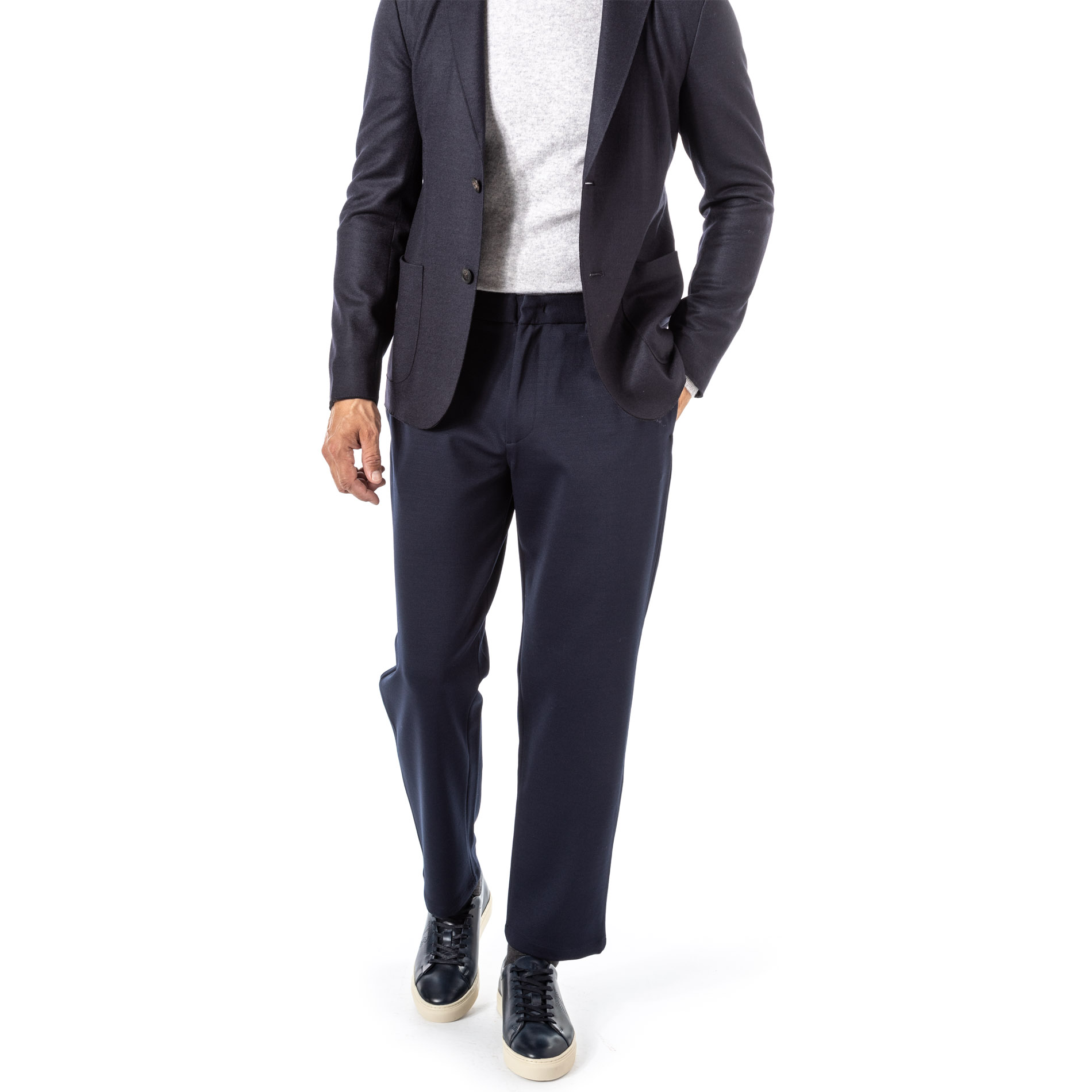 EMPORIO ARMANI Herren Hose blau Jersey
