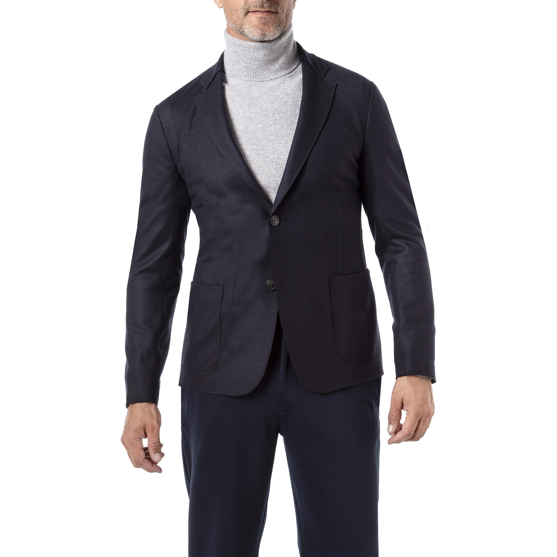 EMPORIO ARMANI Herren Sakko blau Jersey