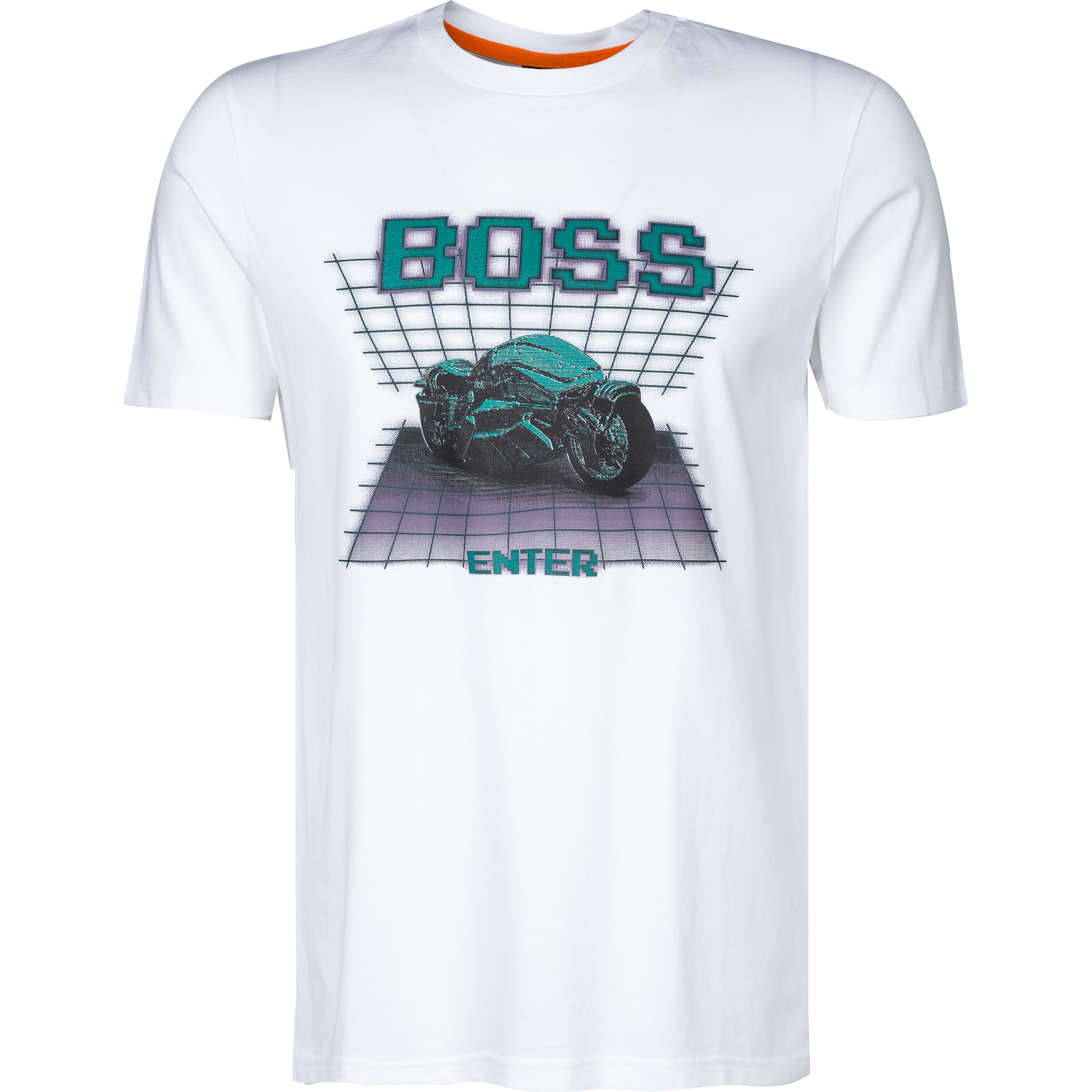 BOSS Orange Herren T-Shirt weiß