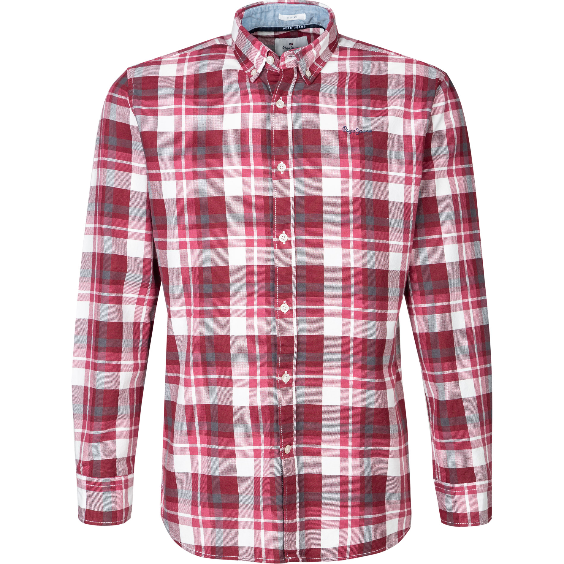 Pepe Jeans Herren Hemd mehrfarbig Baumwolle kariert