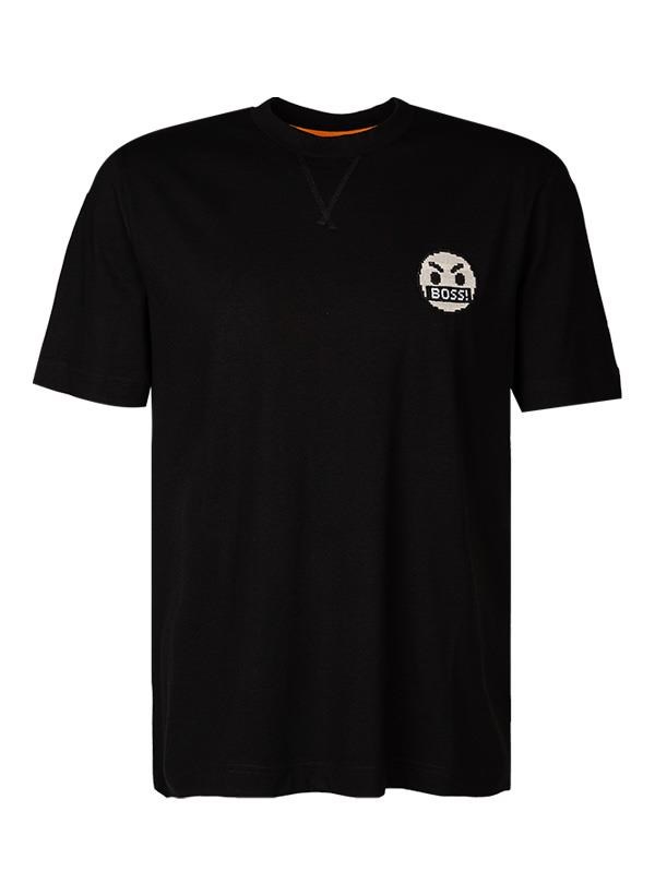 Orange T-Shirt BOSS 50499504/002 Teglitchlogo