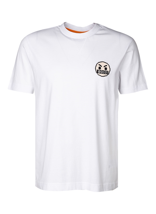 50499504/002 BOSS T-Shirt Teglitchlogo Orange