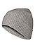 Strickmütze, Kaschmir, hellgrau meliert - hellgrau