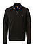 Sweatshirt, Baumwolle, schwarz - schwarz