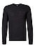 Pullover, Baumwolle, schwarz - schwarz