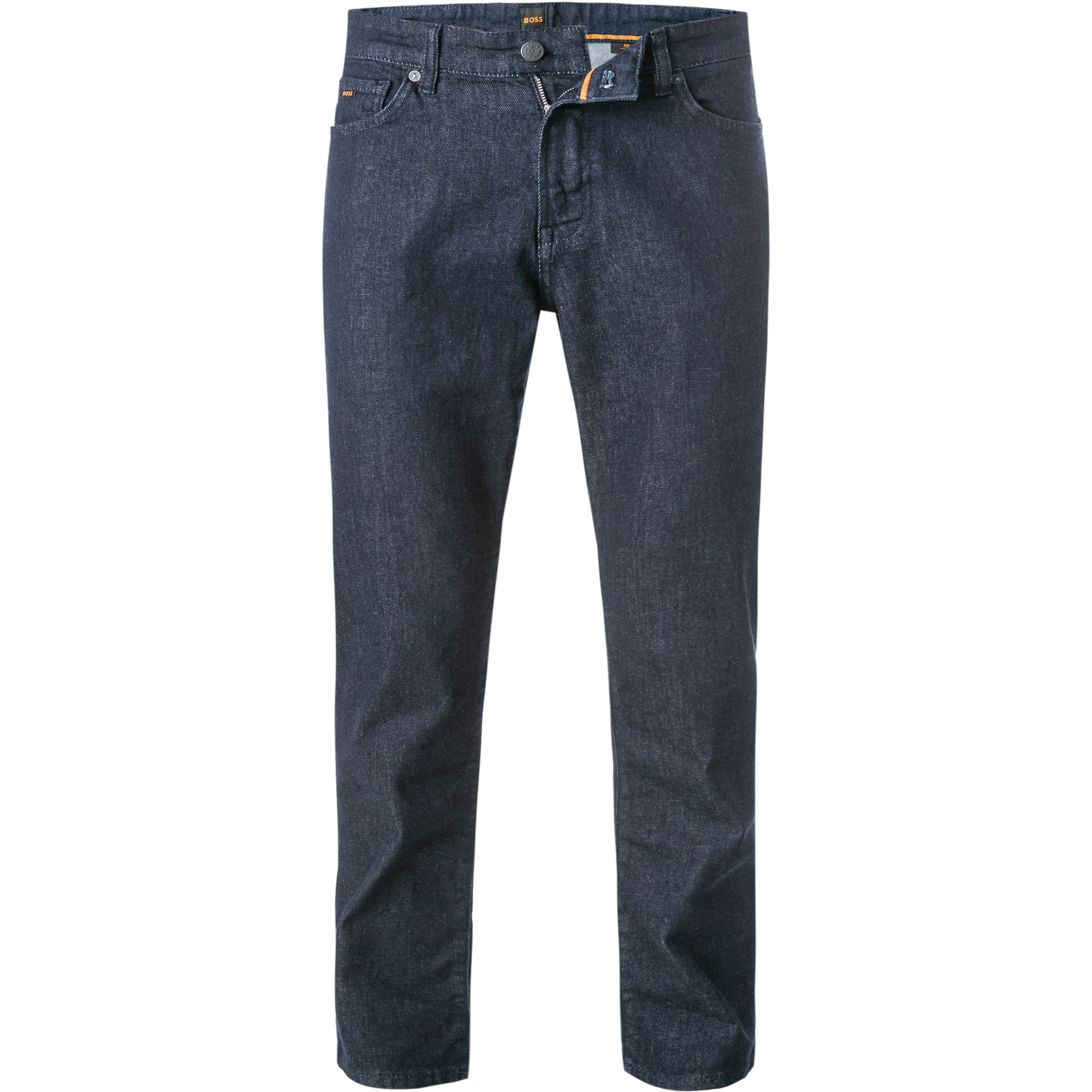 BOSS Orange Herren Jeans blau Baumwoll-Stretch