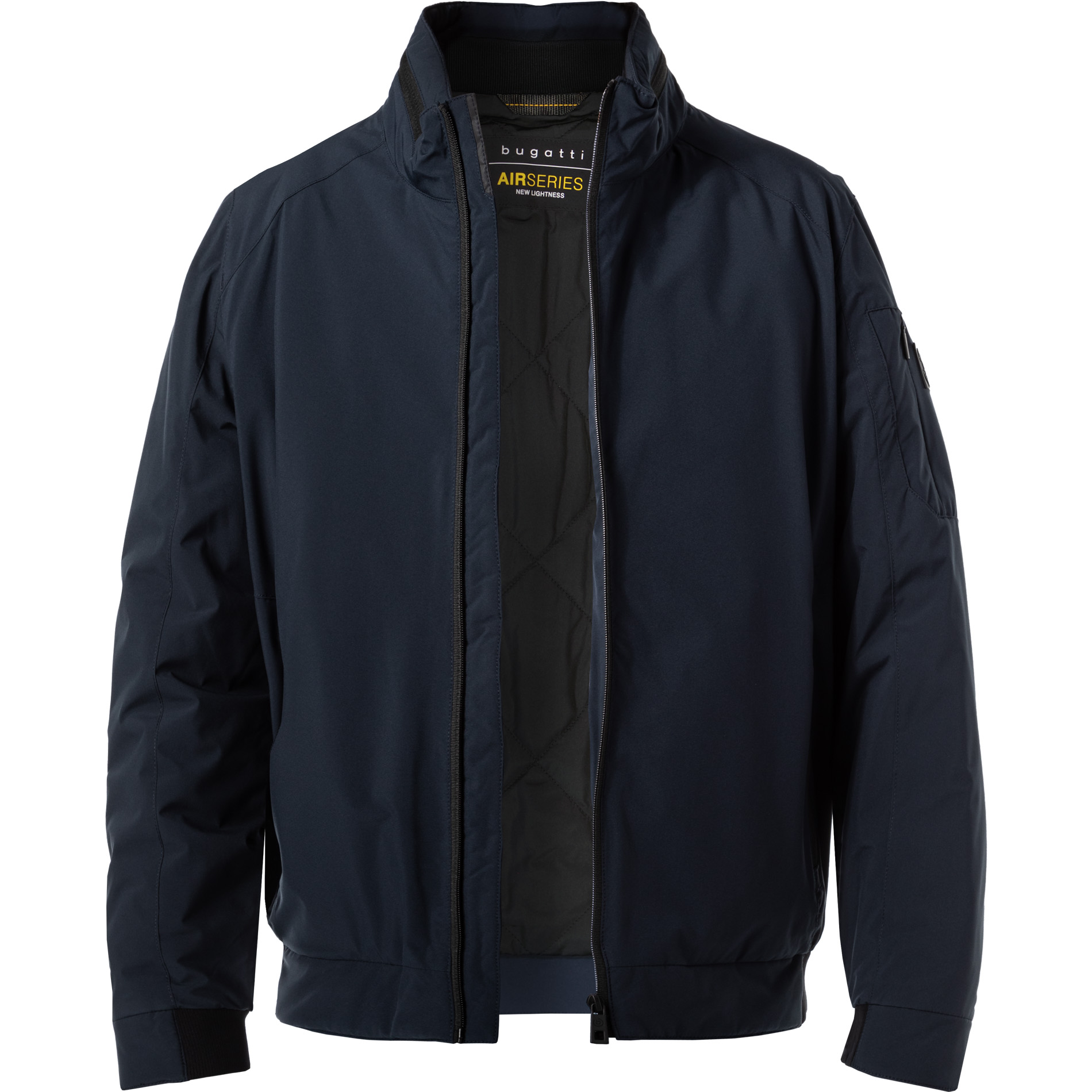 bugatti Herren Jacke blau unifarben