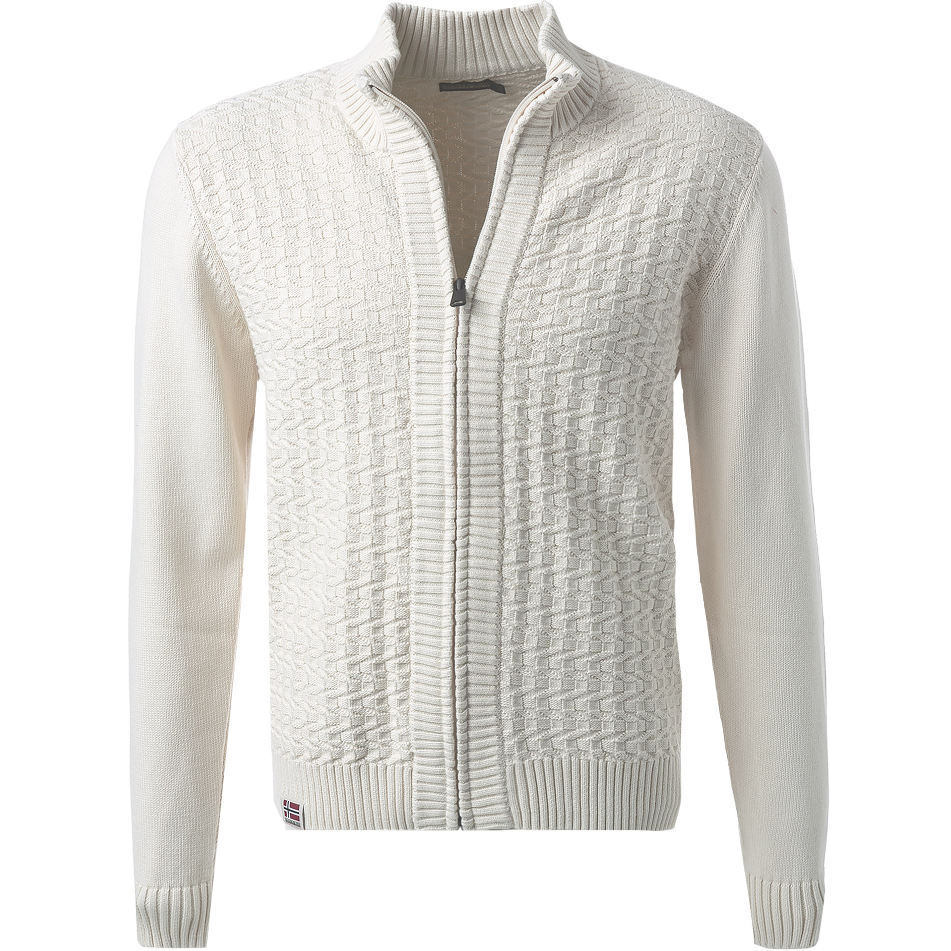 NAPAPIJRI Herren Cardigan weiß unifarben