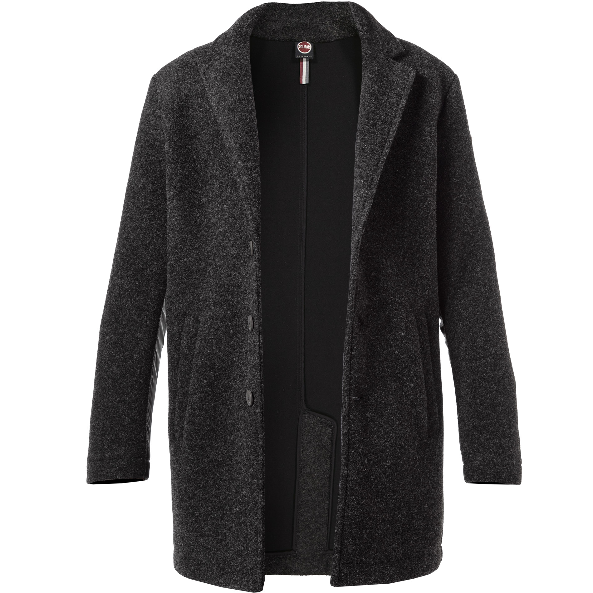 COLMAR Herren Jacke grau Schurwolle unifarben