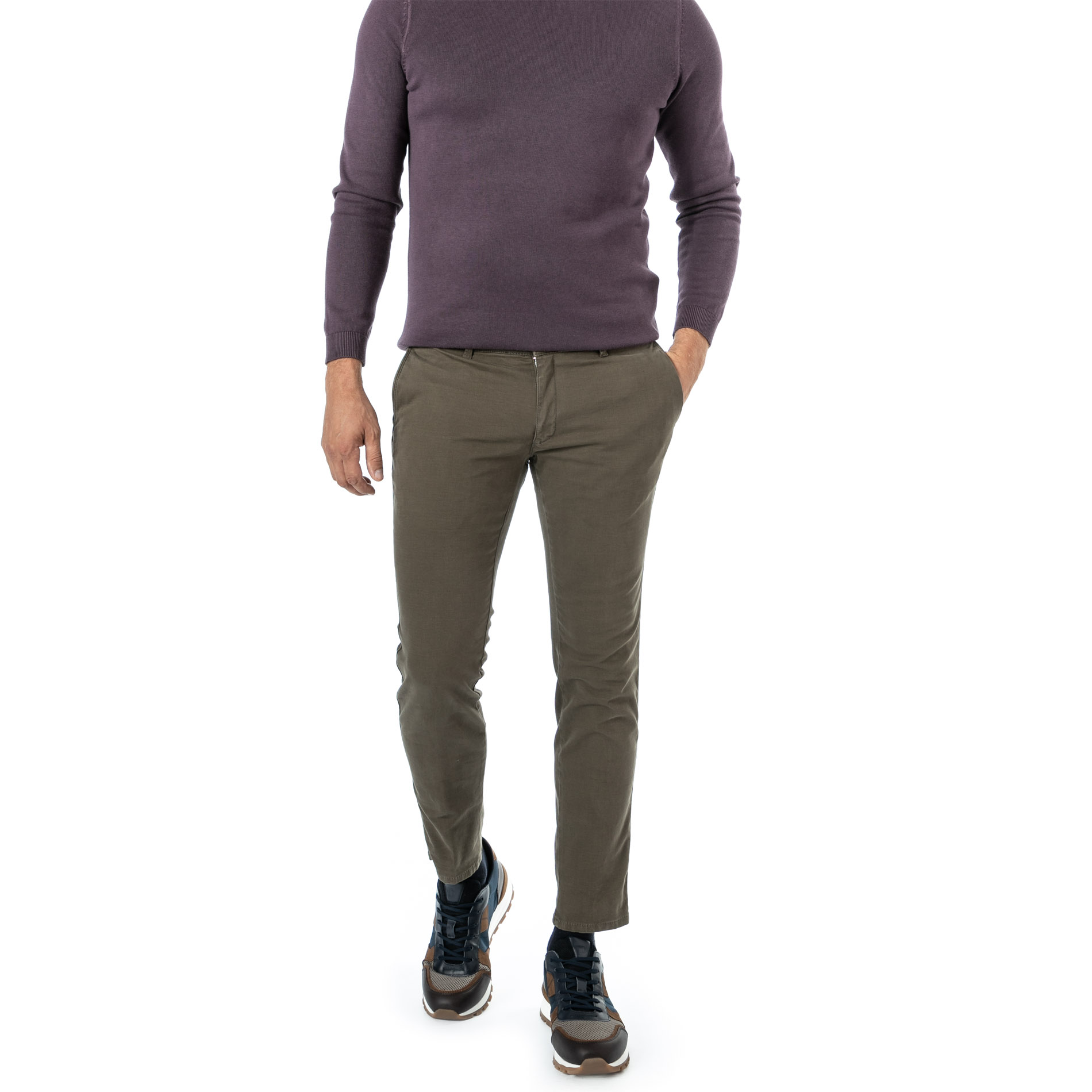 Brax Herren Hose grün Slim Fit