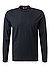 Longsleeve, Baumwolle, dunkelblau - dunkelblau