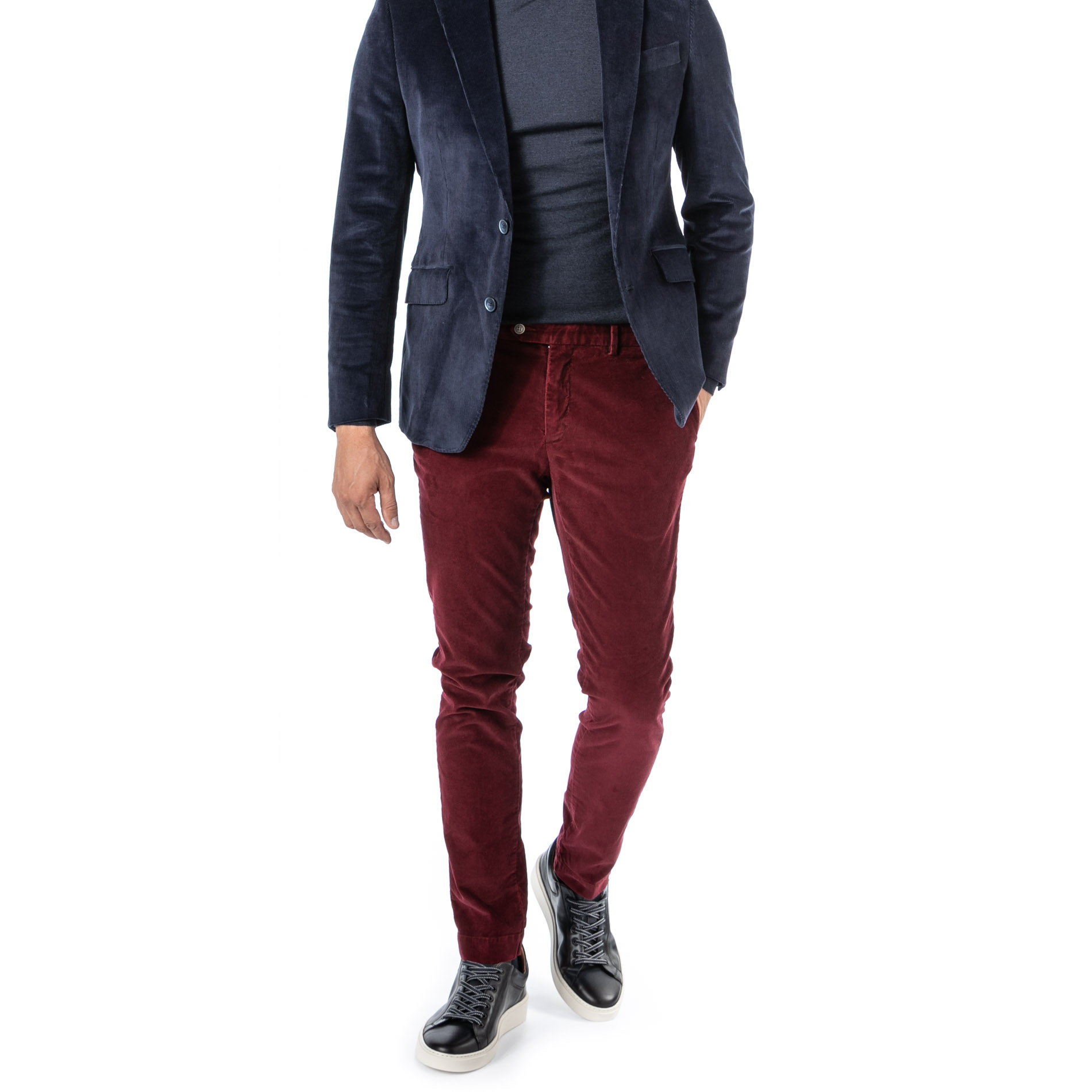 HACKETT Herren Hose rot Slim Fit