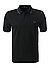Polo-Shirt, Baumwoll-Piqué, schwarz - schwarz-nachtblau