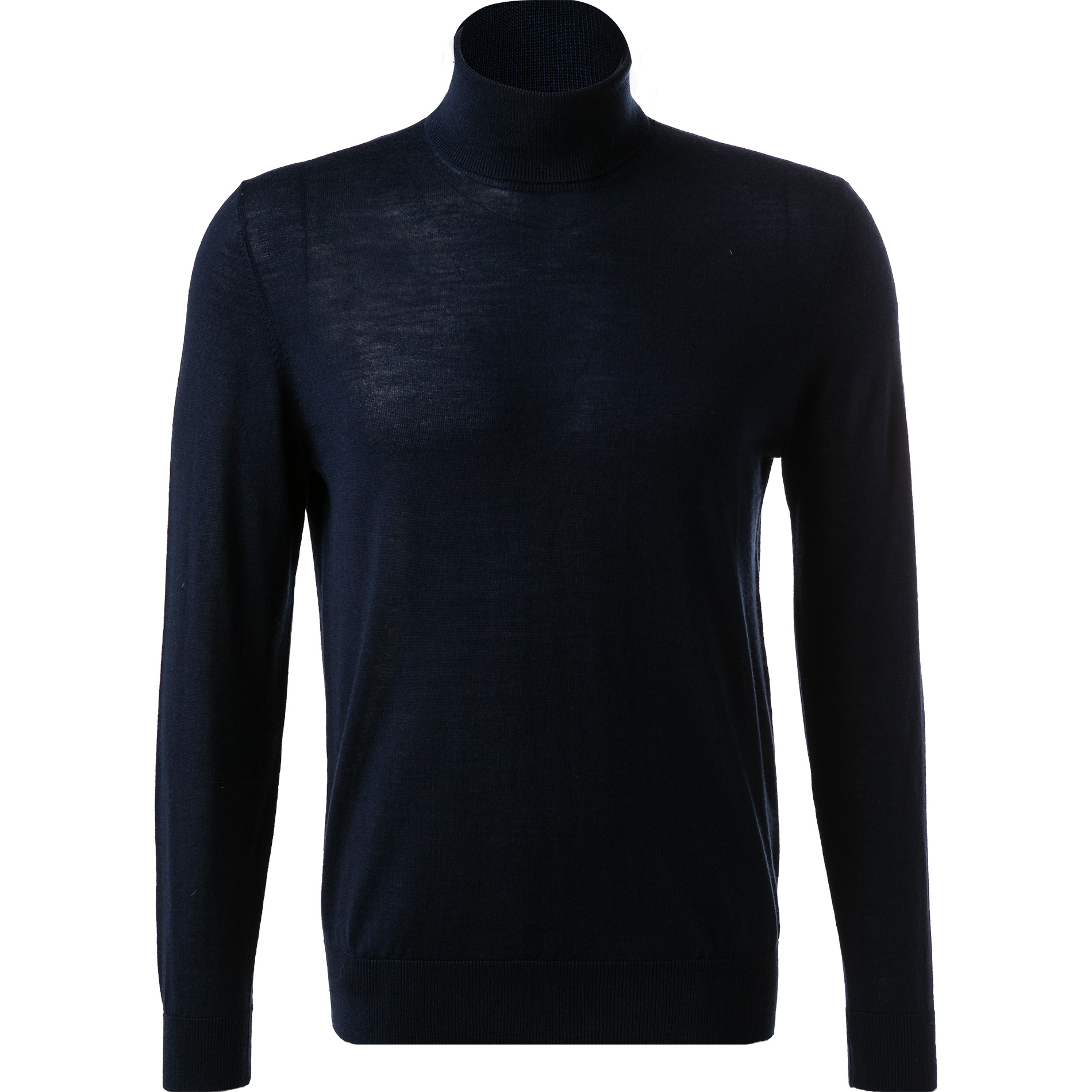HACKETT Herren Rollkragenpullover blau unifarben