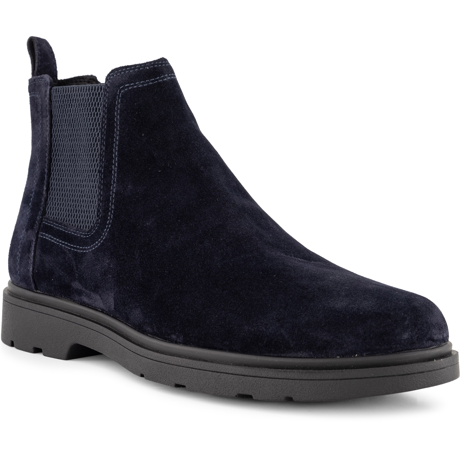 GEOX Herren Chelsea Boots braun Velours