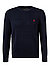 Pullover, Baumwolle, navy - navy