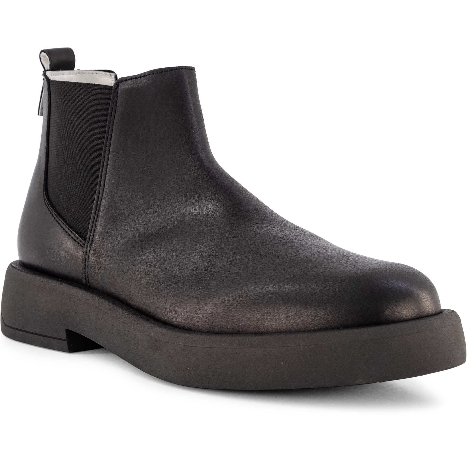 Tommy Hilfiger Herren Chelsea Boot schwarz Glattleder