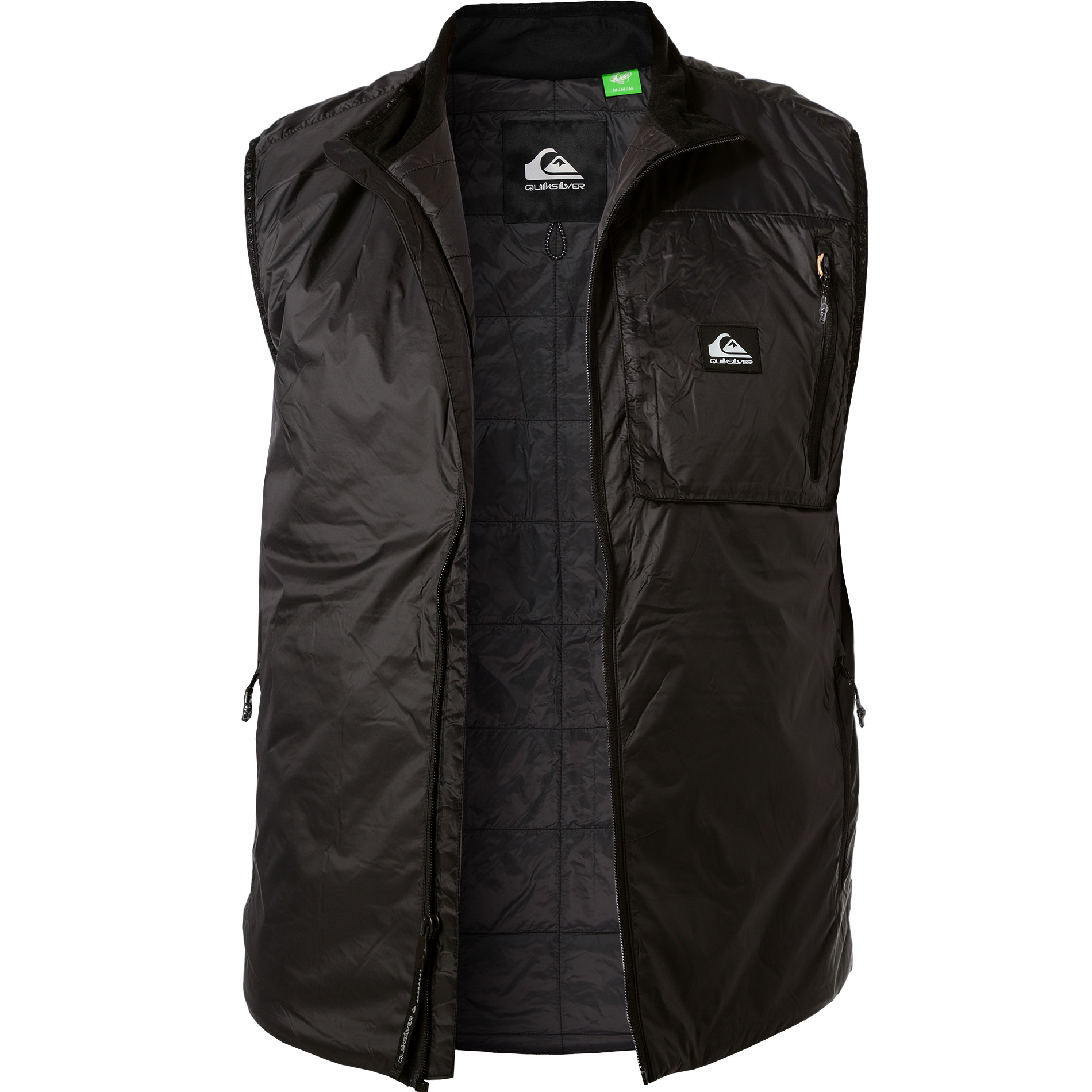 Quiksilver Herren Weste schwarz unifarben