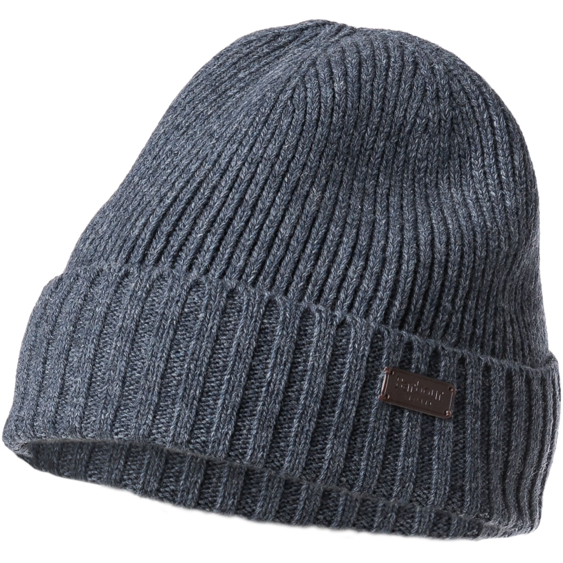 Barbour Herren Mützen/Caps/Hüte Blau Woll-Stoff Meliert