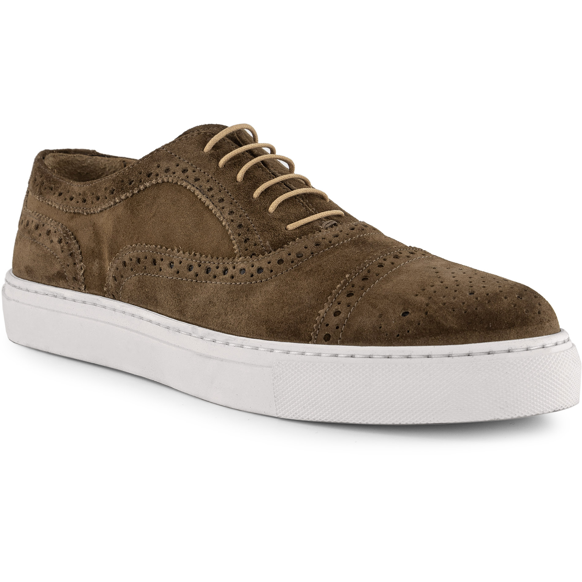 Prime Shoes Herren Sneaker braun Leder