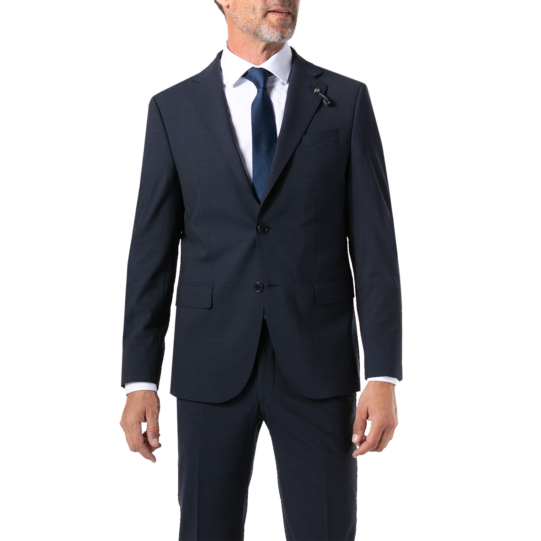 BALDESSARINI Herren Sakko blau Slim Fit
