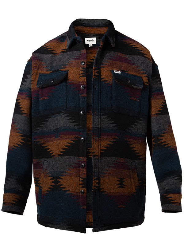 Wrangler Overshirt leather brown 112341116