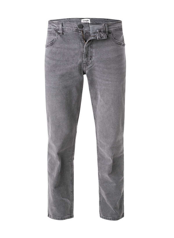 Jeans Regular Straight Baumwoll-Stretch grau