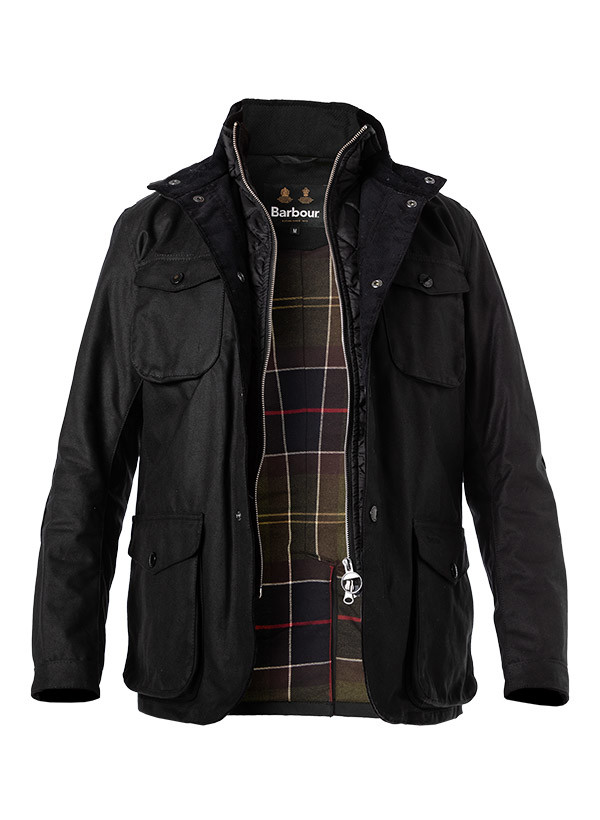 Barbour Jacke Ogston Wax black MWX0700BK11