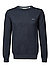 Pullover, Baumwolle, blau - blau