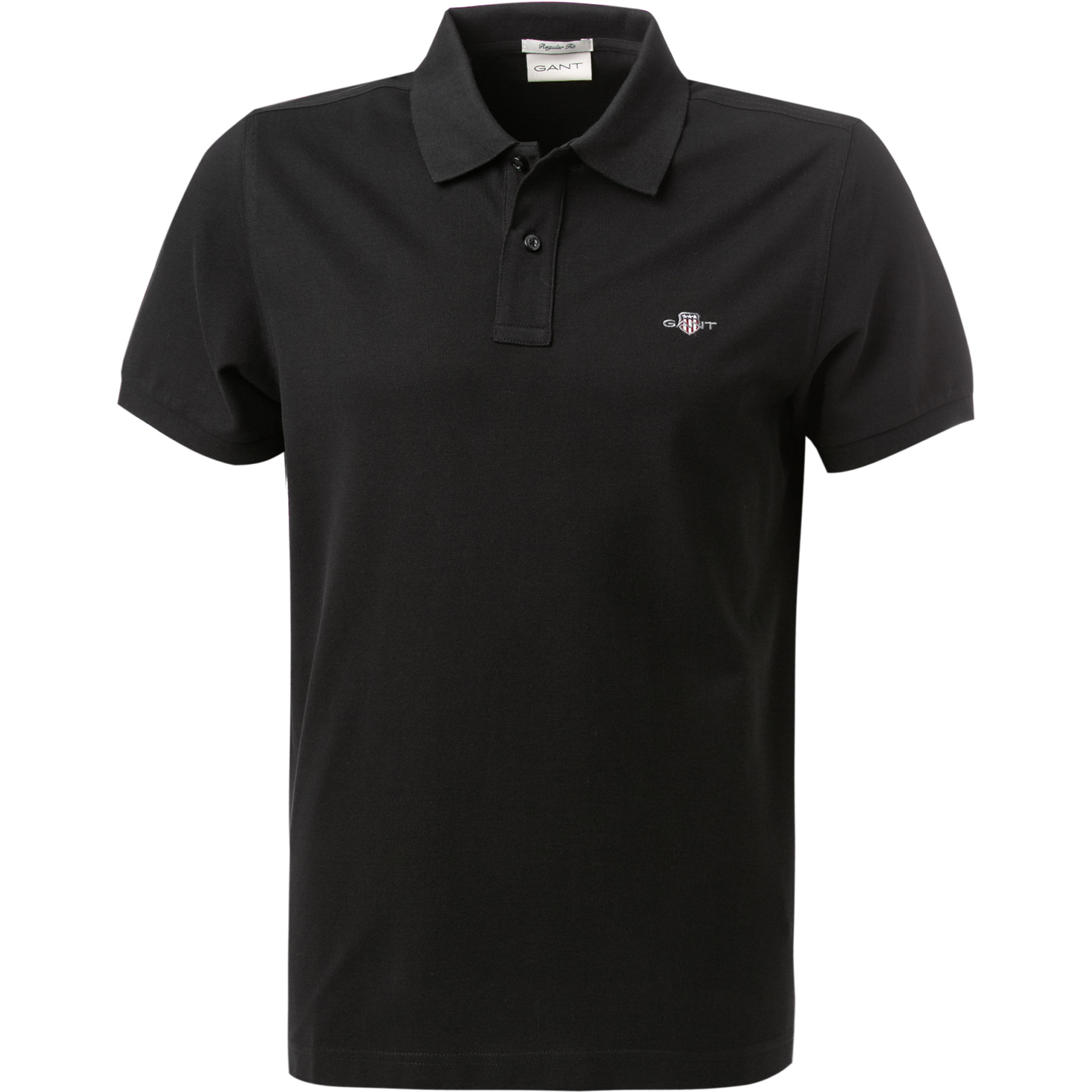 Gant Herren Polo-Shirt schwarz