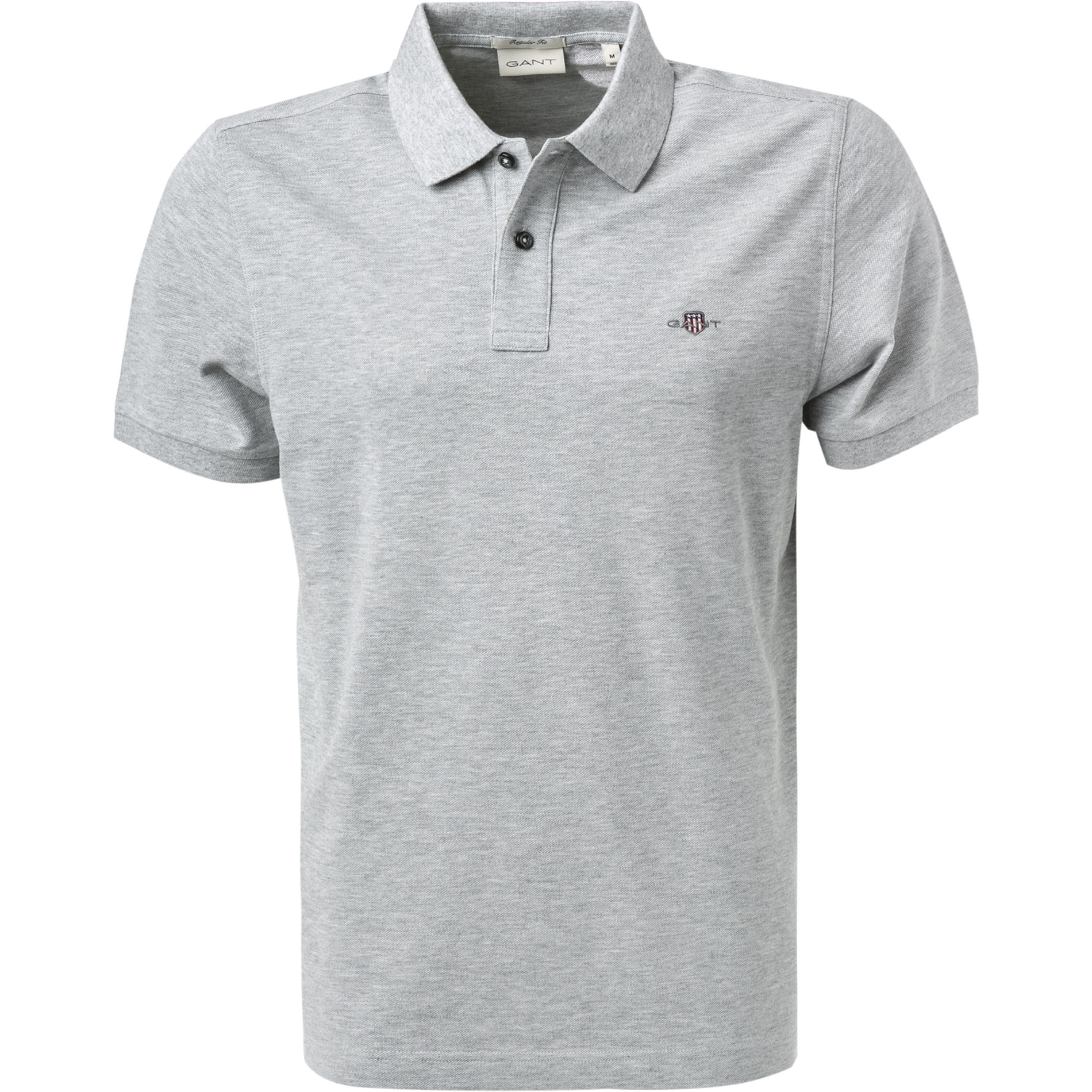 Gant Herren Polo-Shirt grau