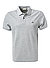 Polo-Shirt, Regular Fit, Baumwoll-Piqué, grau - grau