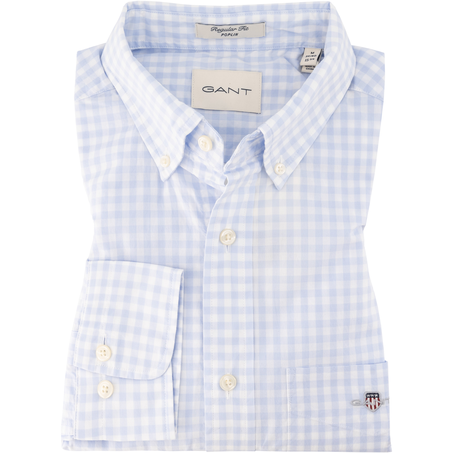 Gant Herren Hemd blau kariert