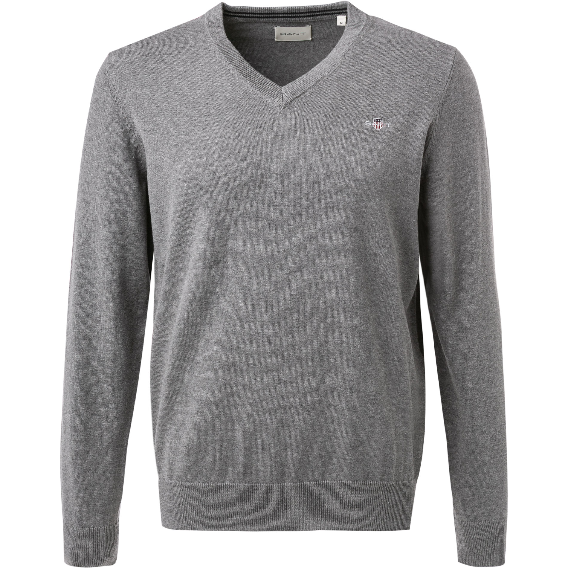Gant Herren Pullover grau unifarben