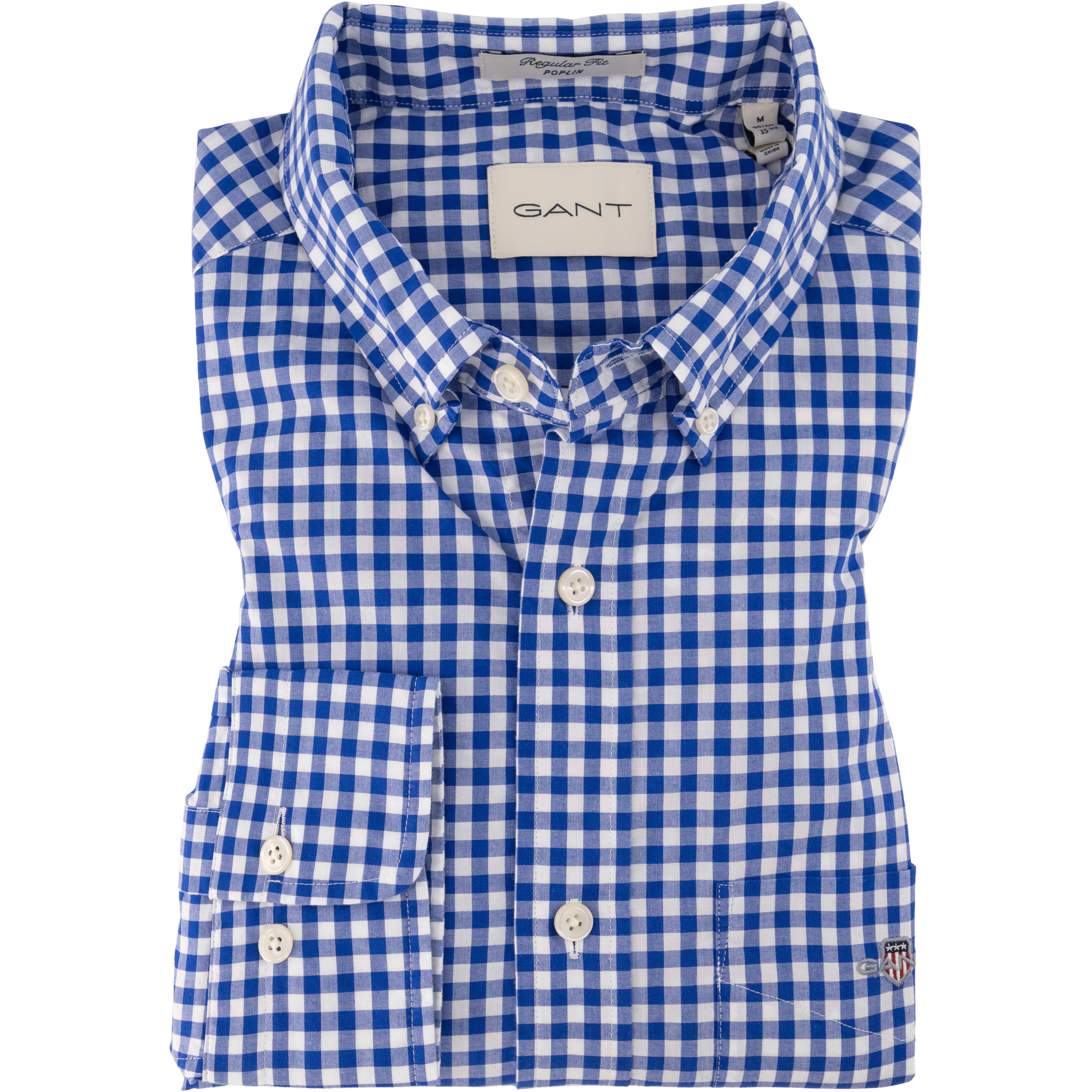 Gant Herren Hemd blau kariert