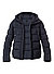 Daunenjacke, Mikrofaser, navy - dunkelblau