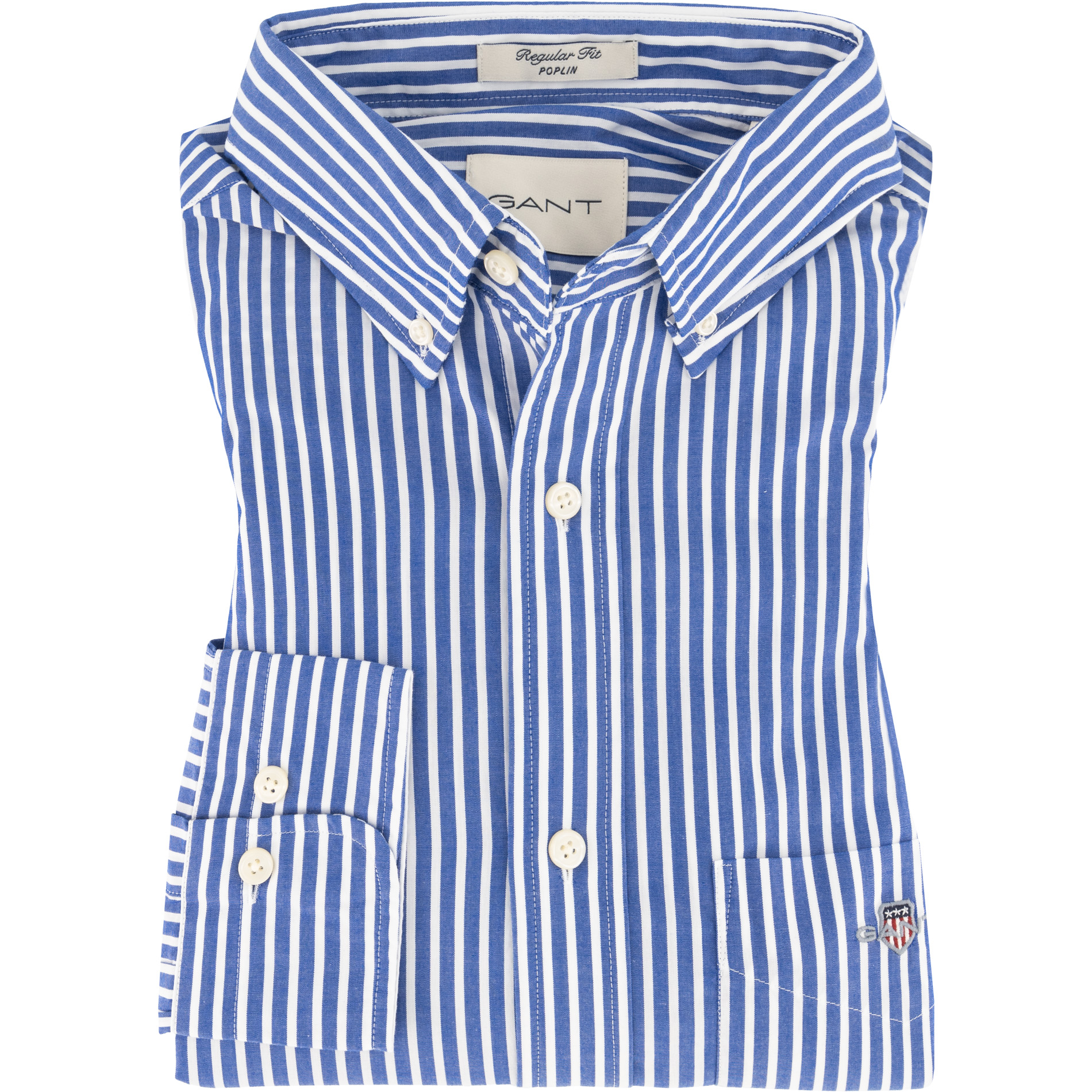 Gant Herren Hemd blau gestreift