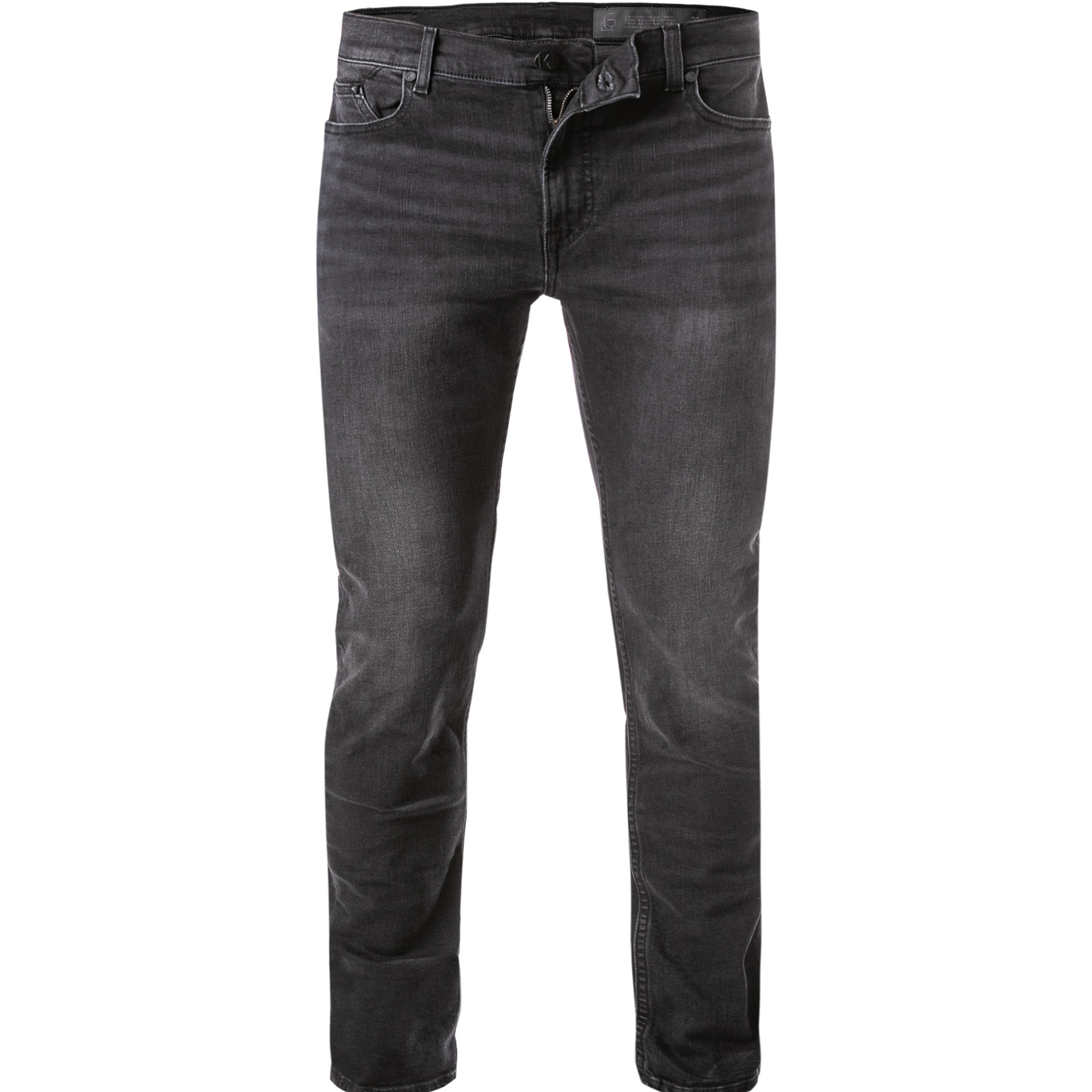KARL LAGERFELD Herren Jeans schwarz Baumwoll-Stretch Slim Fit