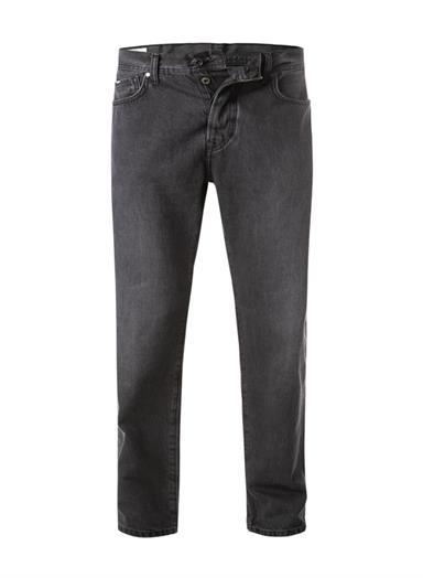 Jeans, Relaxed Fit, Baumwolle, schwarz