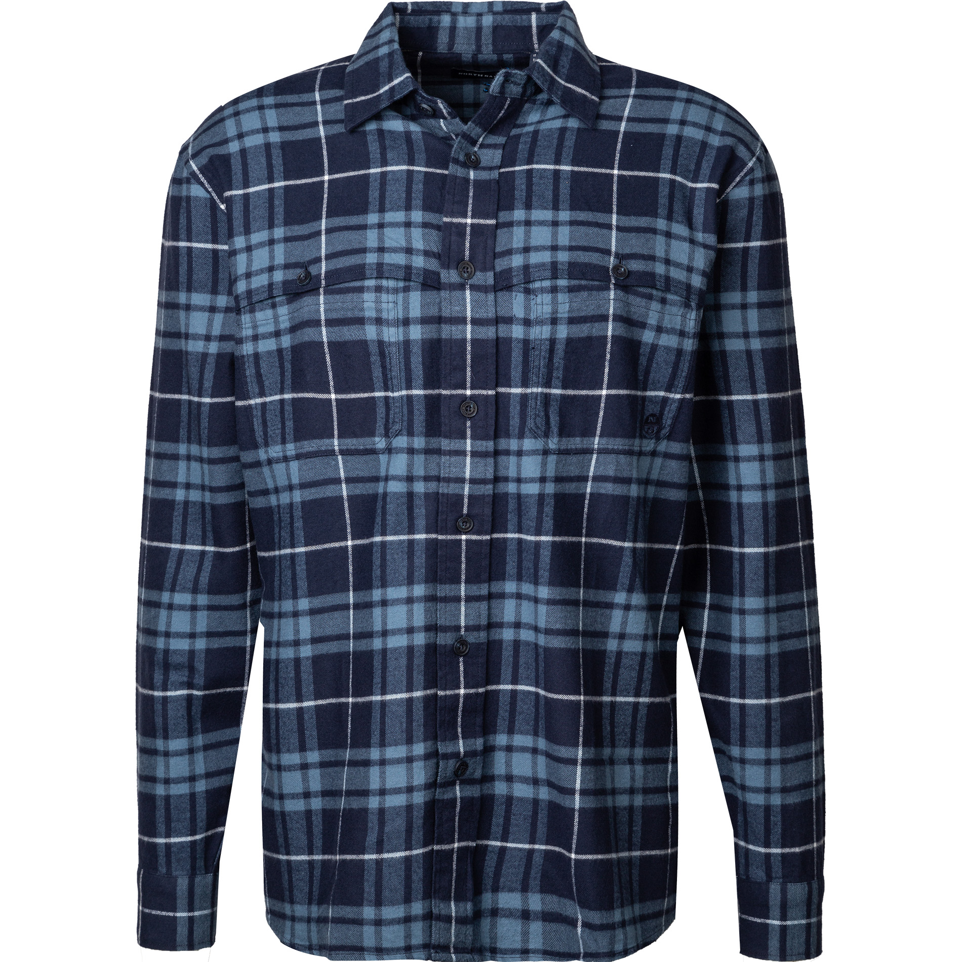 NORTH SAILS Herren Hemd blau Baumwolle kariert