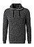 Pullover, Baumwolle, grau meliert - grau