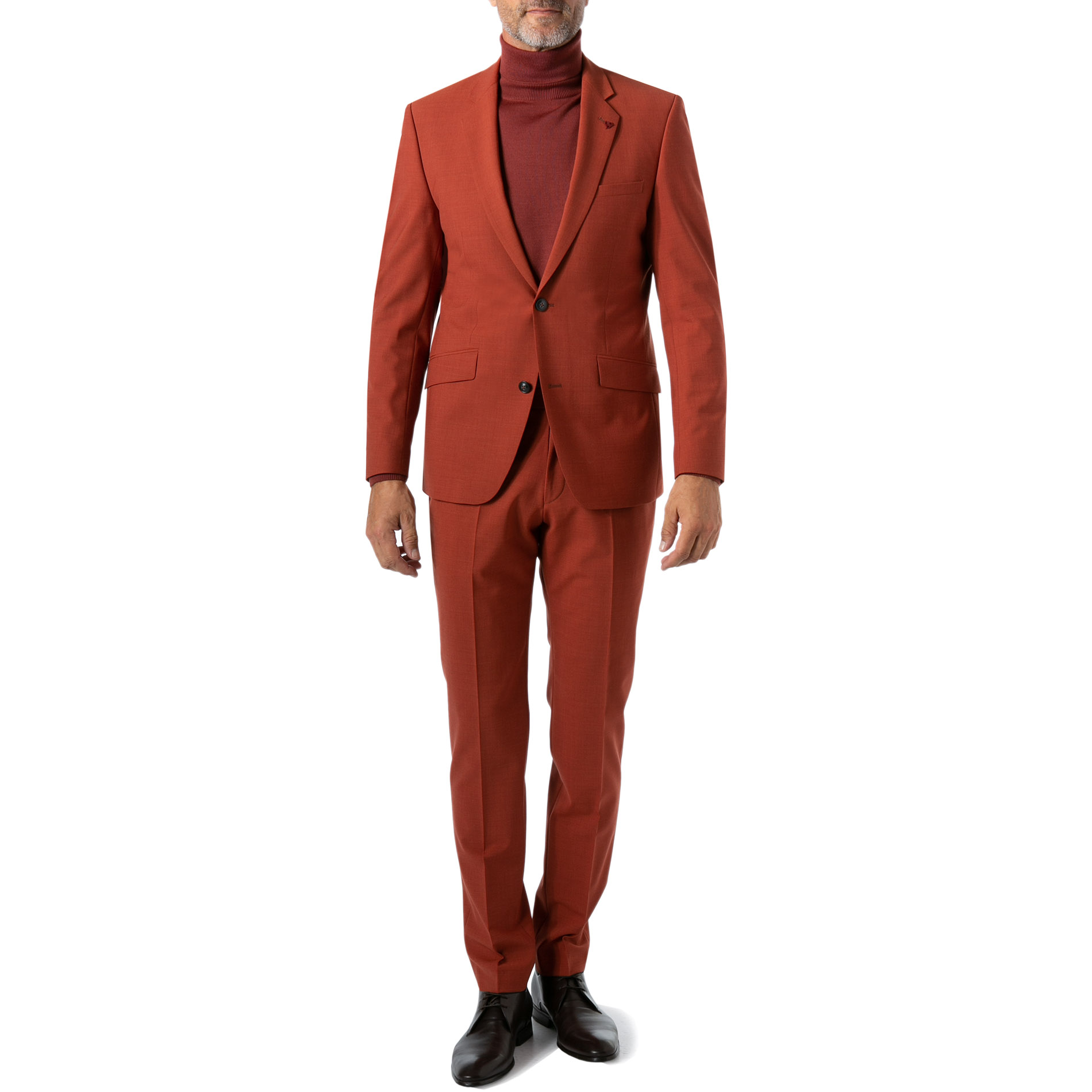 ROY ROBSON Herren Anzug braun Slim Fit