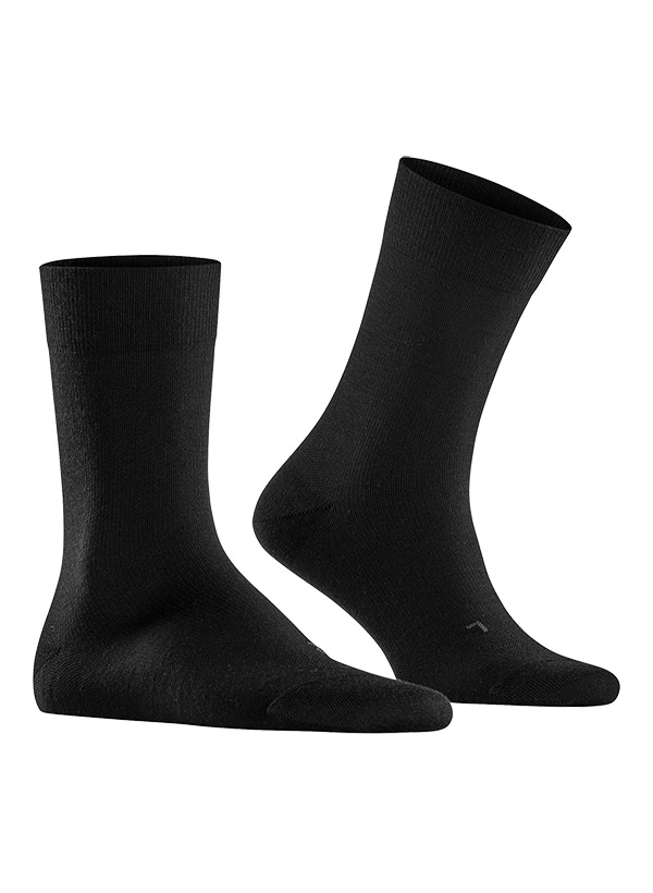 Serie Stabilizing Socken Merinowolle schwarz