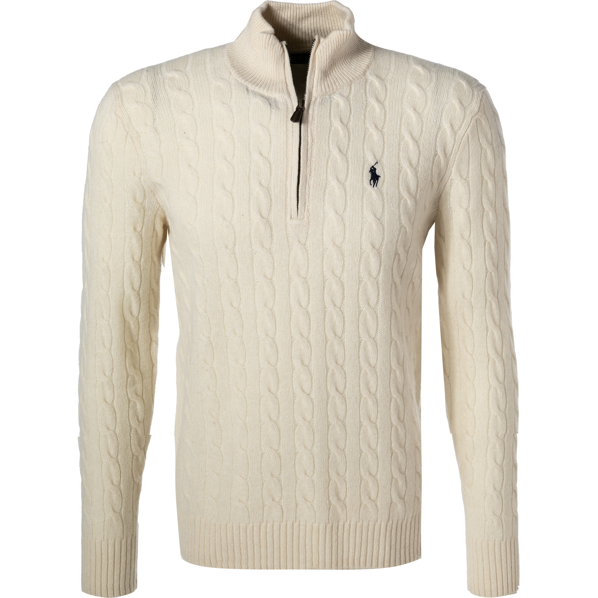 Polo Ralph Lauren Herren Troyer weiß unifarben