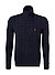 Rollkragenpullover, Wolle-Kaschmir, navy - navy